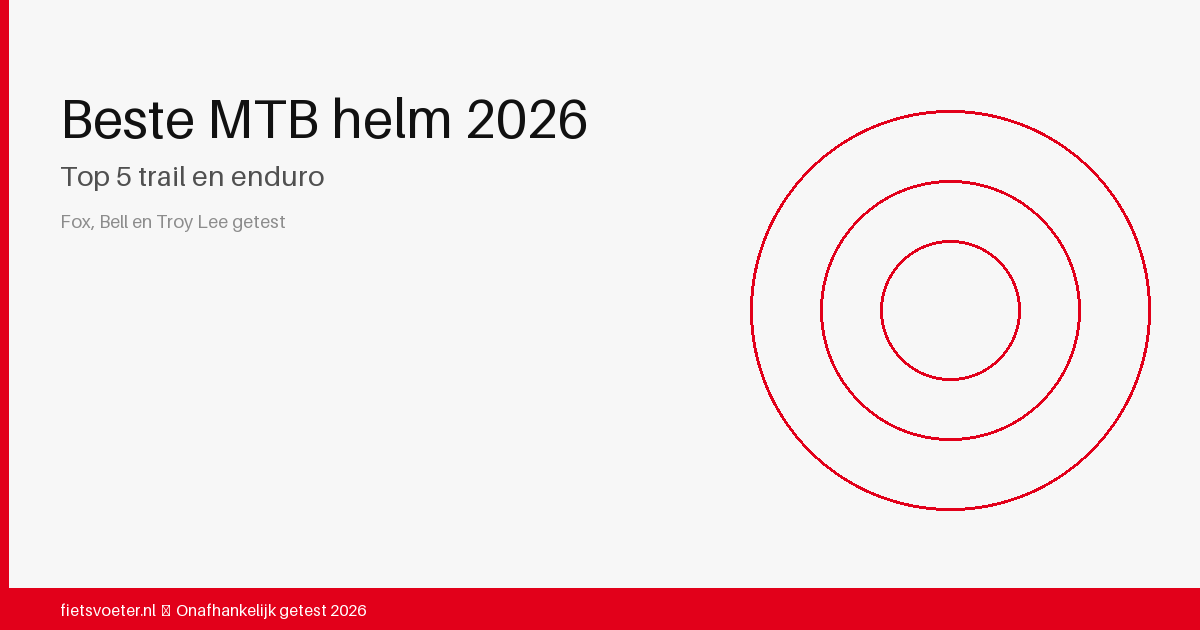 MTB helm van opzij met klep en ventilatiegaten — beste MTB helm 2026 trail enduro vergelijking Fietsvoeter.nl